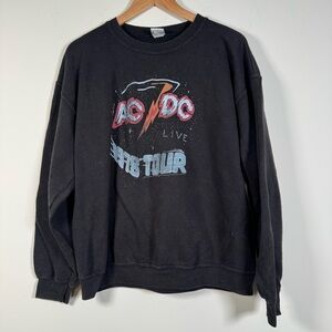 Junk Food AC/DC 1978 Live Tour Sweatshirt size medium